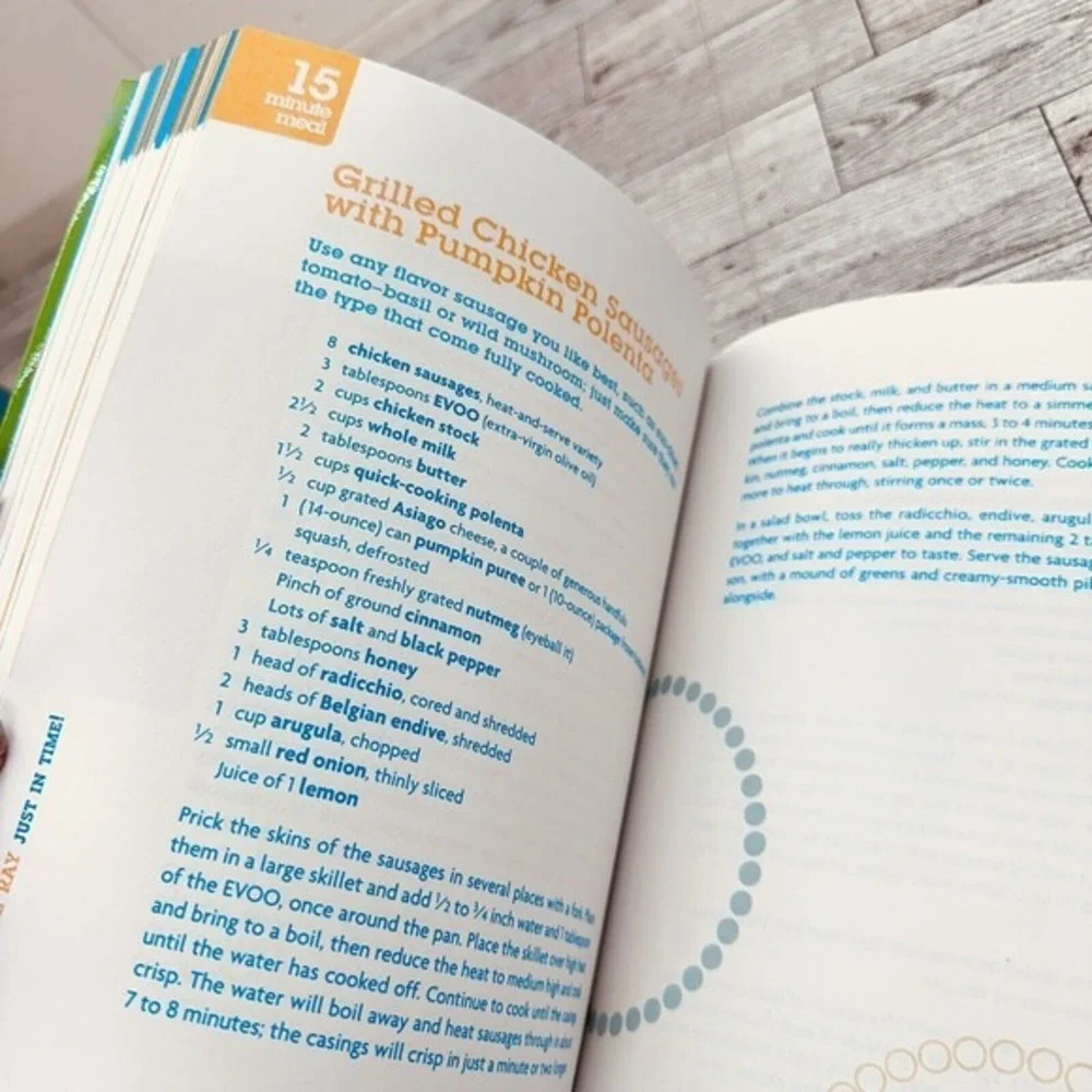 Rachael Ray : Just In‎ Time - Softcover Cookbook - Recipes - YUM!